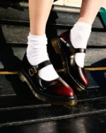 Elphie Cherry Red Mary Jane Shoes