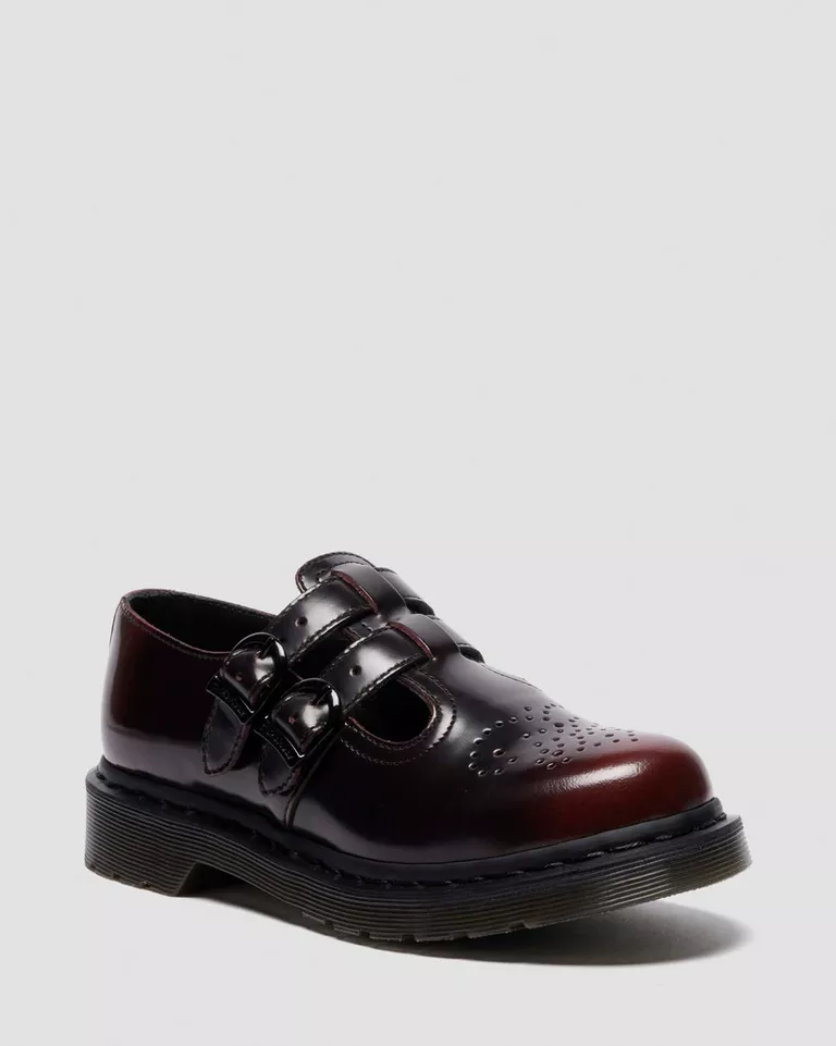 Women’s Crazy Horse Leather Mary Jane Shoes